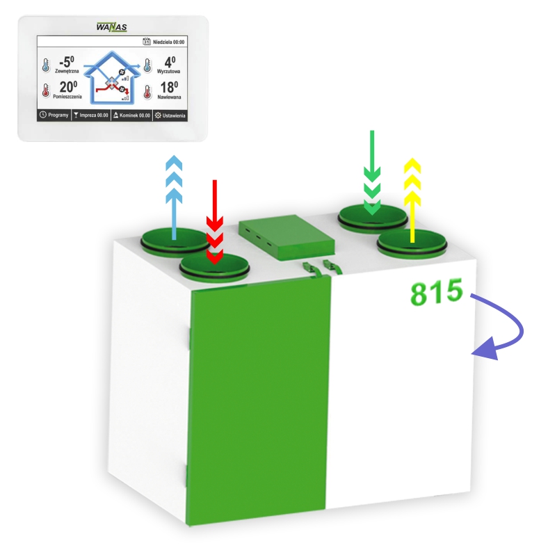 Rekuperatory WANAS seria BASIC - obrazek 42